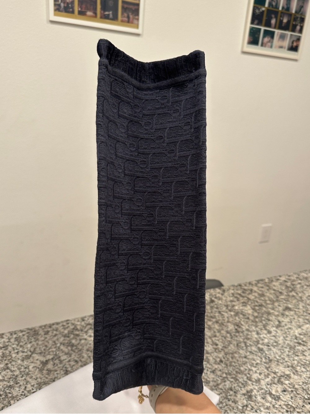 Medium navy dior book tote with strap 💙 - Picture 10 of 11